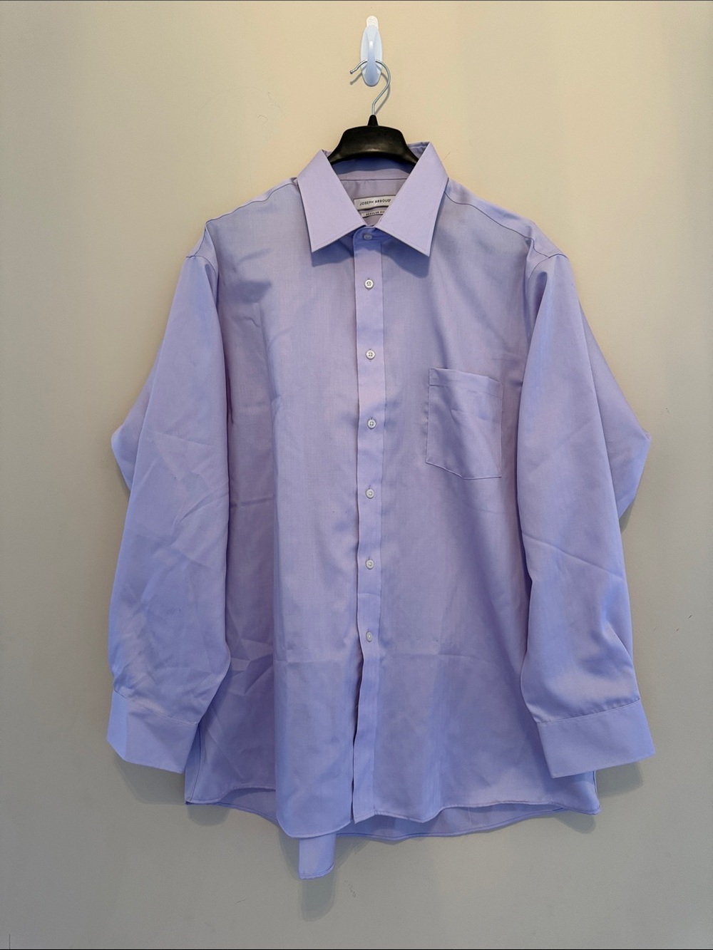 Joseph Abboud Lavender Dress Shirt Size 18 34/35